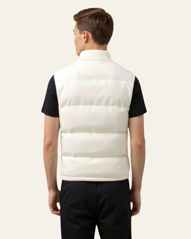 Aurazio Gilet imbottito trapuntato da uomo