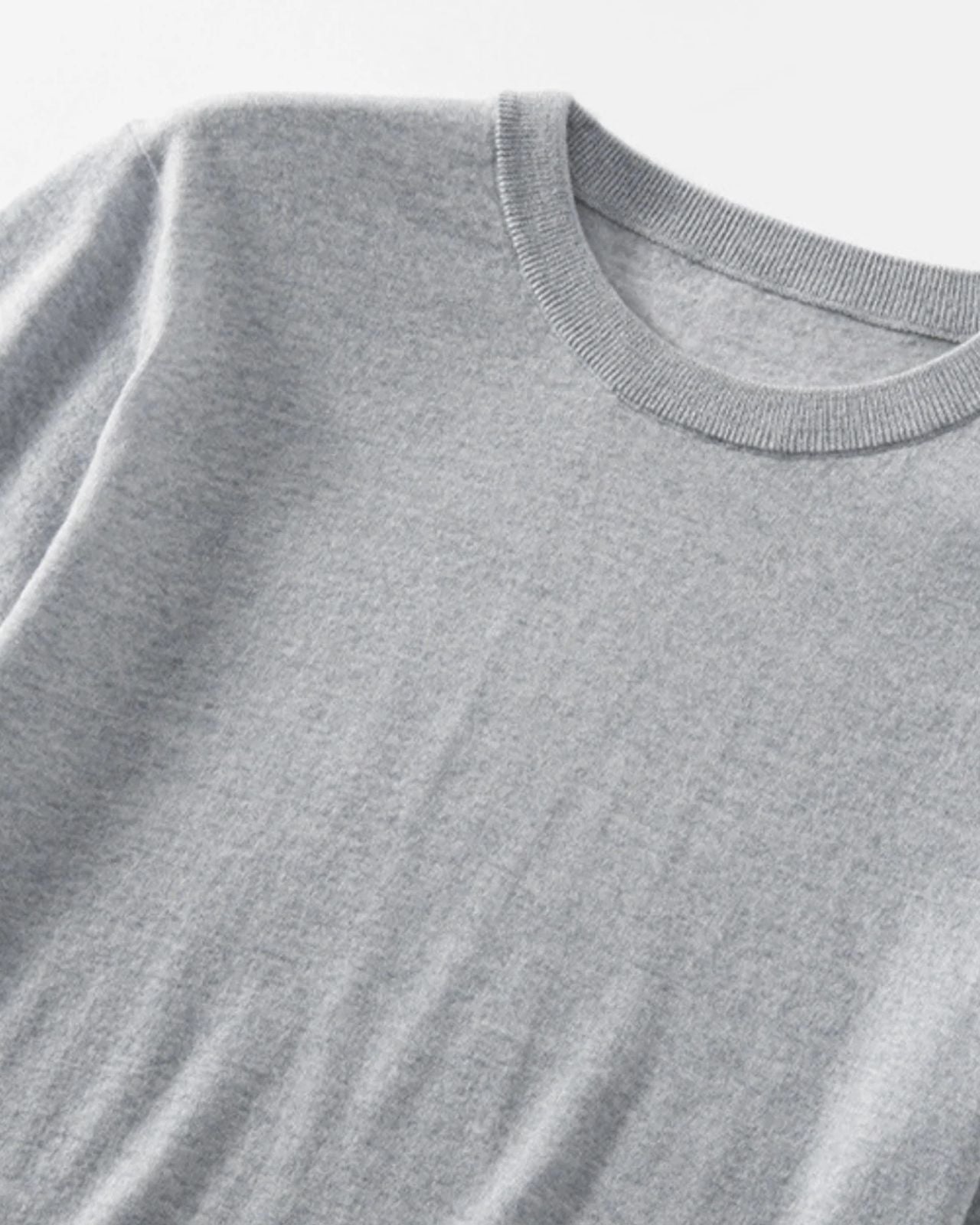 Aurazio Maglietta in lana lavorata a maglia da uomo