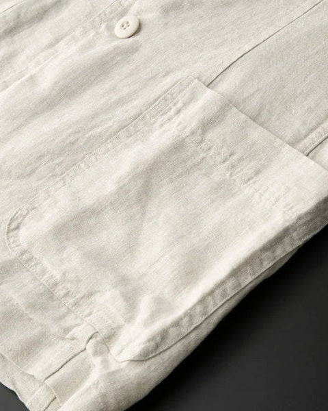 Aurazio Blazer Testurizzato in Lino Ecologico da uomo