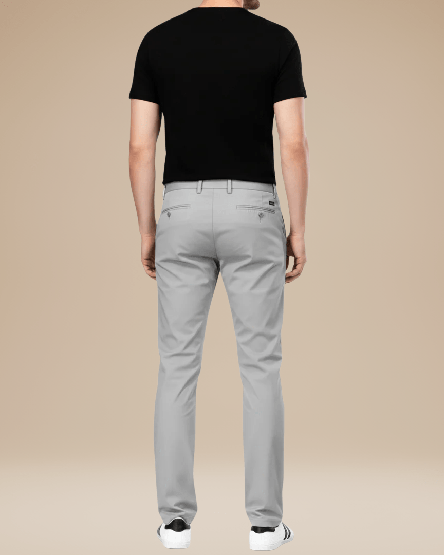 Aurazio Pantaloni Slim Da Uomo In Tessuto Tecnico Elasticizzato Confortevoli E Leggeri