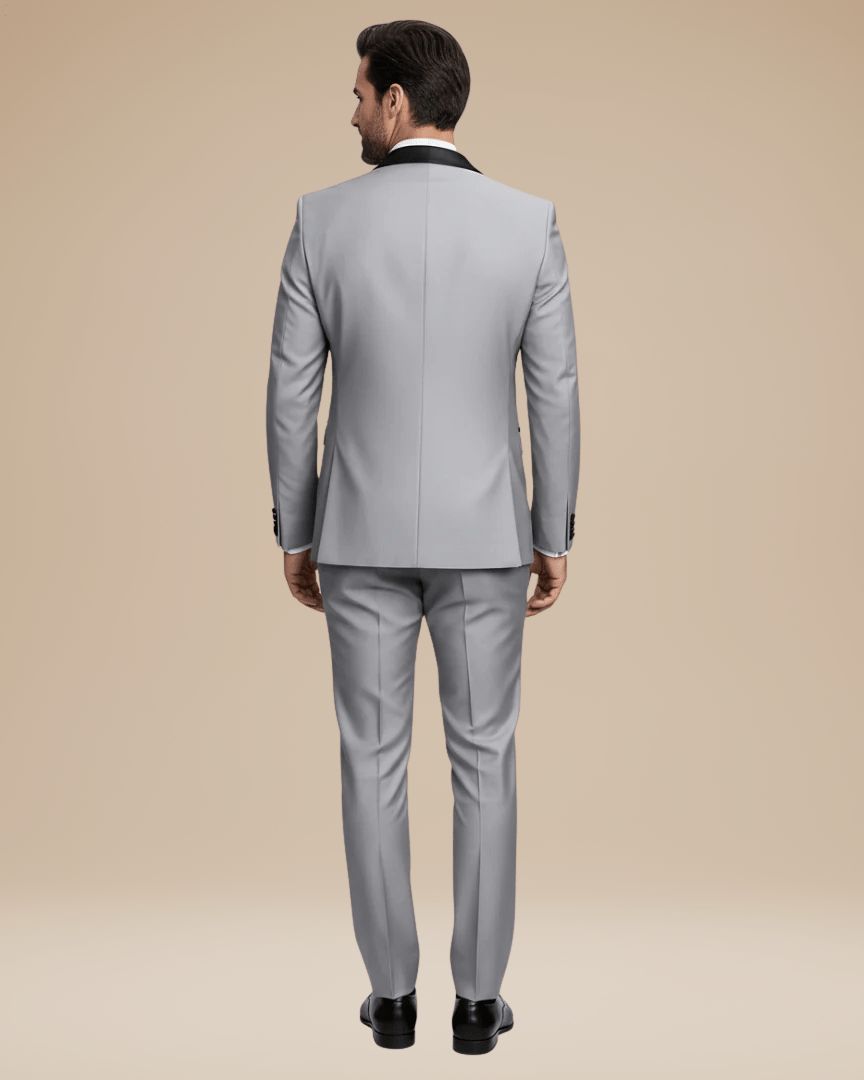 Aurazio Abito Due Pezzi Uomo Elegante Moderno Per Cerimonie Raffinato Completo Alta Gamma