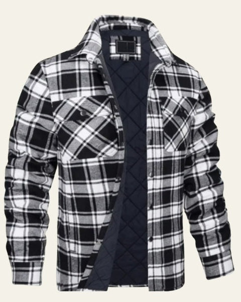 Aurazio Giacca in Flanella Foderata da uomo