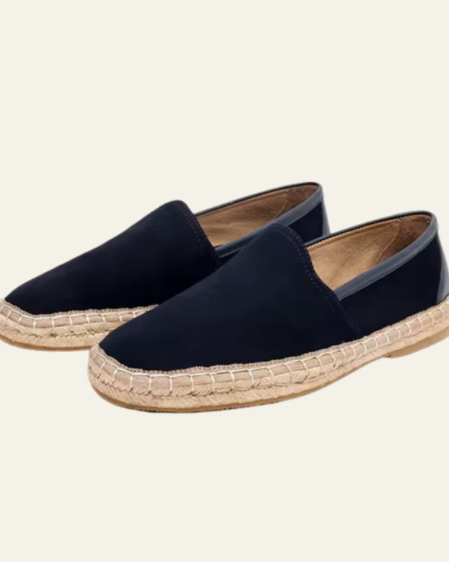 Aurazio Espadrilla Scamosciata Blu Navy per Uomo