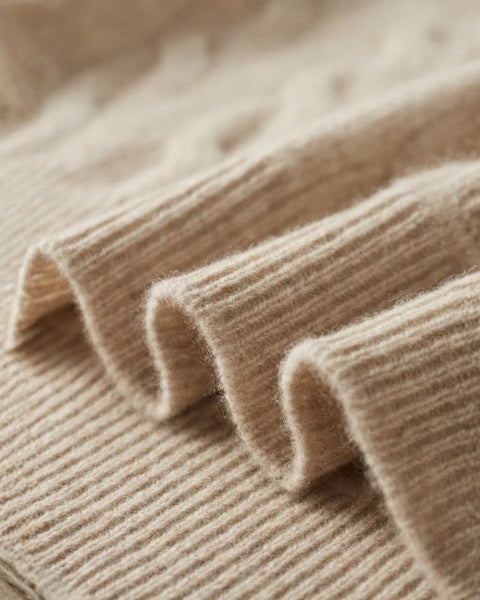 Aurazio Maglione in Lana Merino con Zip da uomo