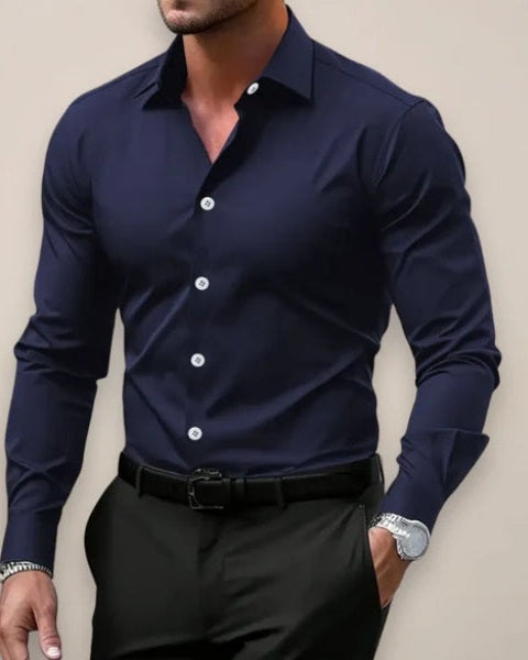 Aurazio Camicia Elasticizzata da Uomo