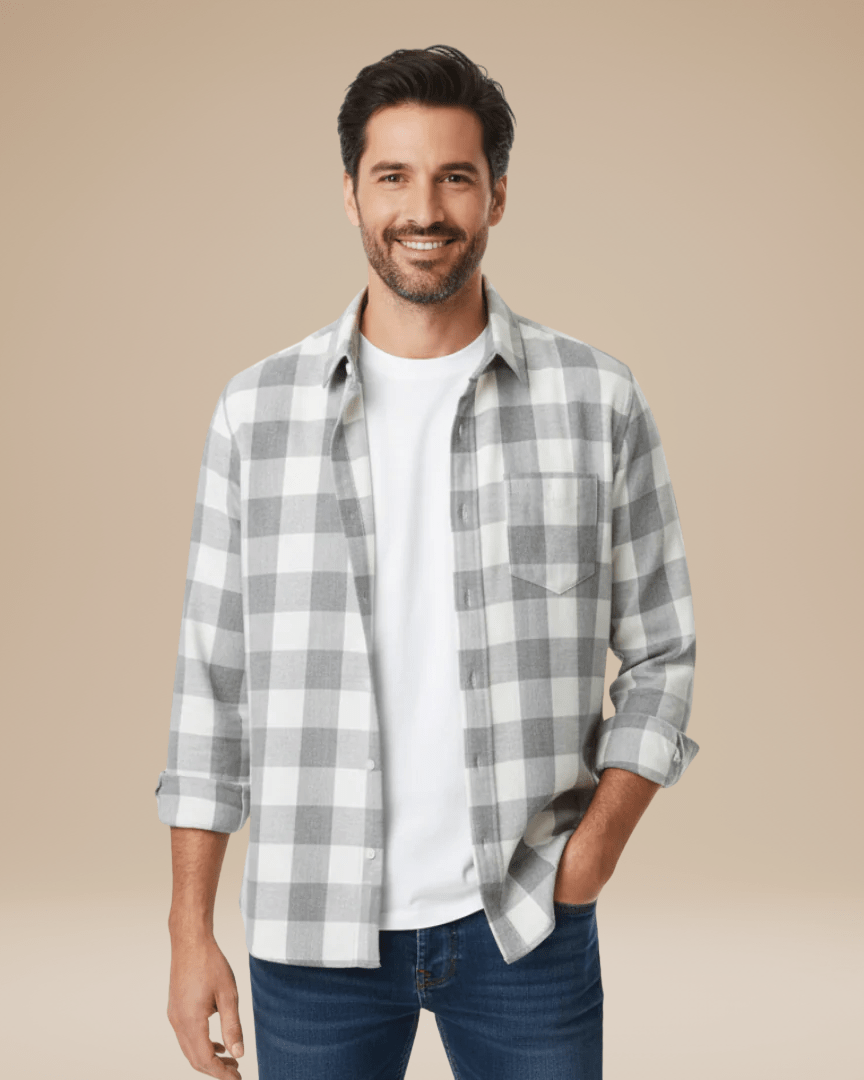 Aurazio Camicia Quadri Da Uomo Versatile E Moderna Per Uno Stile Casual Raffinato