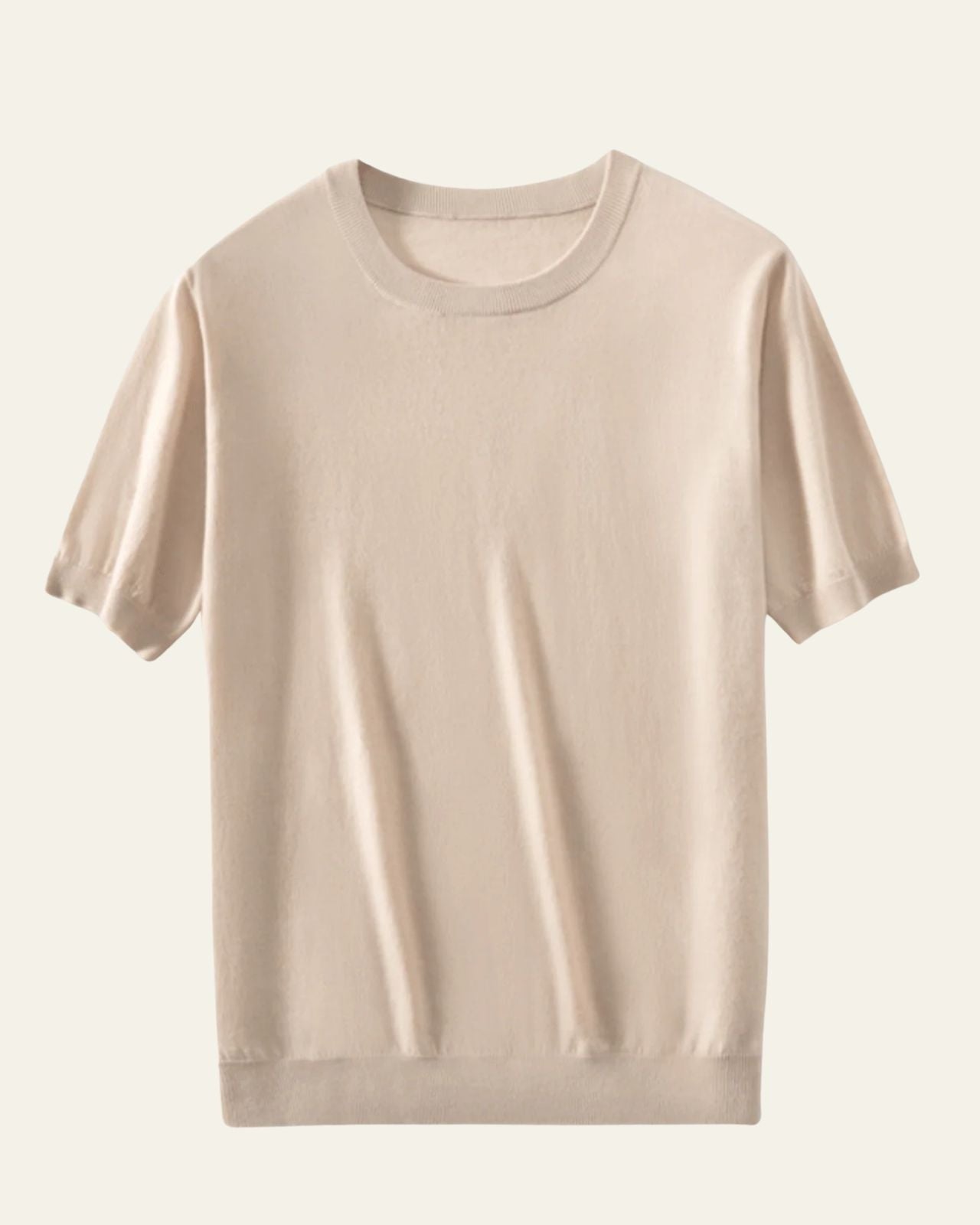 Aurazio Maglietta in lana lavorata a maglia da uomo