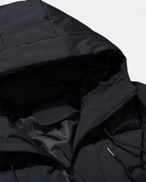 Aurazio Piumino Imbottito con Cappuccio Caldo per Uomo