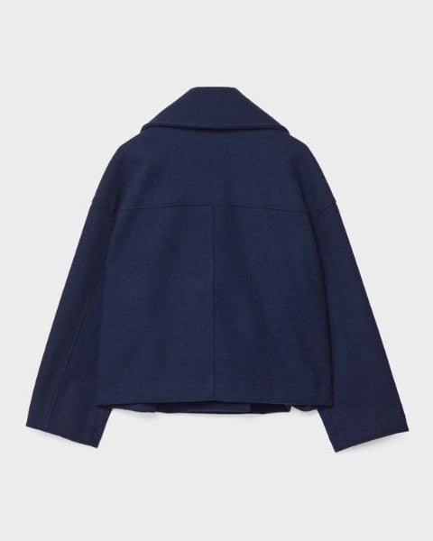 Aurazio Cappotto doppiopetto in lana corto da donna