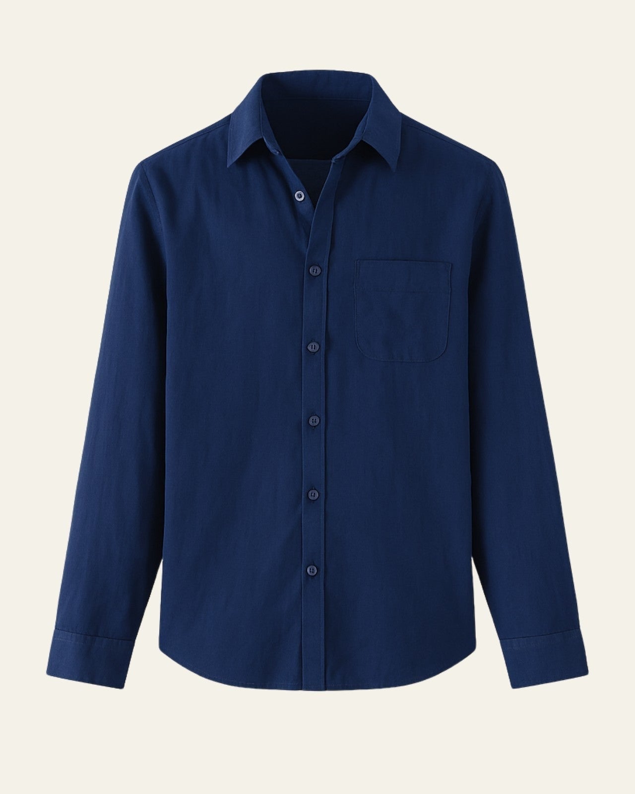 Aurazio Camicia di Lino Oversize per Uomo