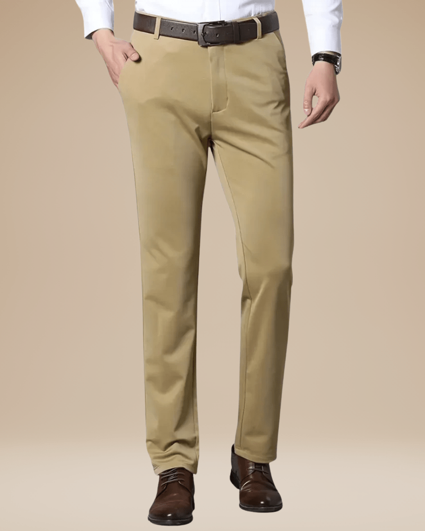 Aurazio Pantaloni Sartoriali Uomo Eleganti Con Leggera Elasticità Comfort Ufficio