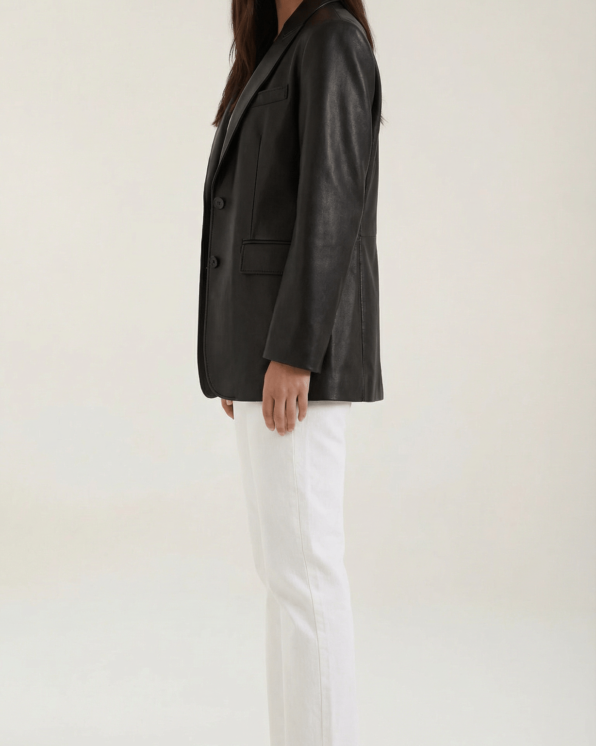 Aurazio Blazer di Ecopelle per Donna