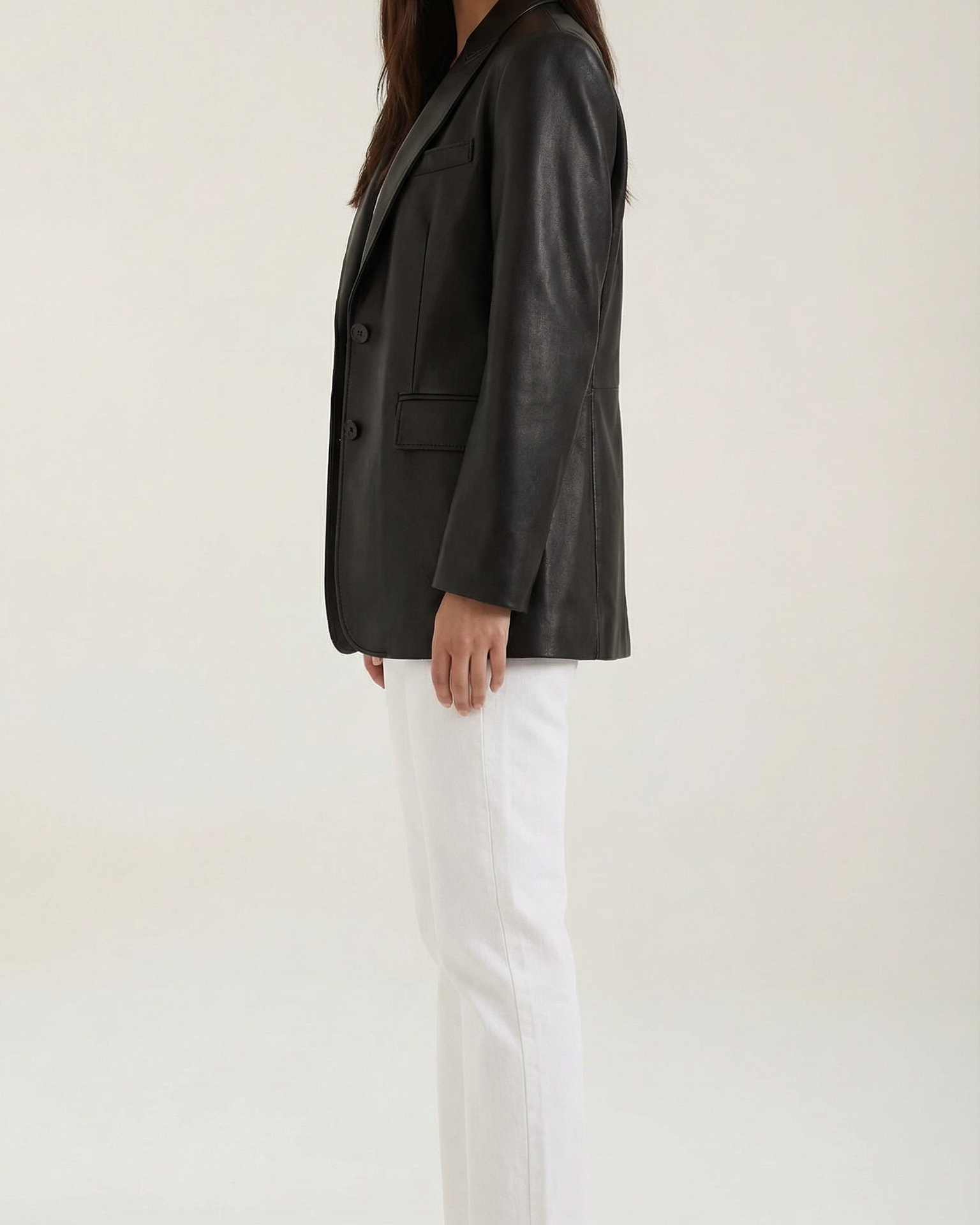 Aurazio Blazer di Ecopelle per Donna