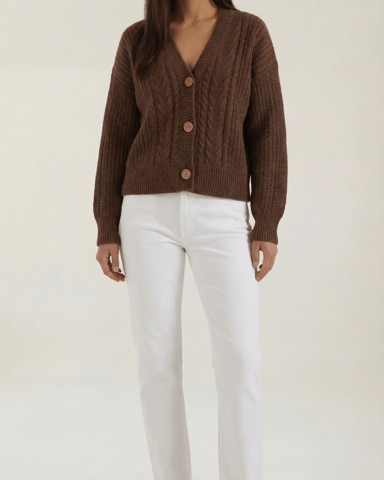 Aurazio Maglione Oversize a Treccia da Donna