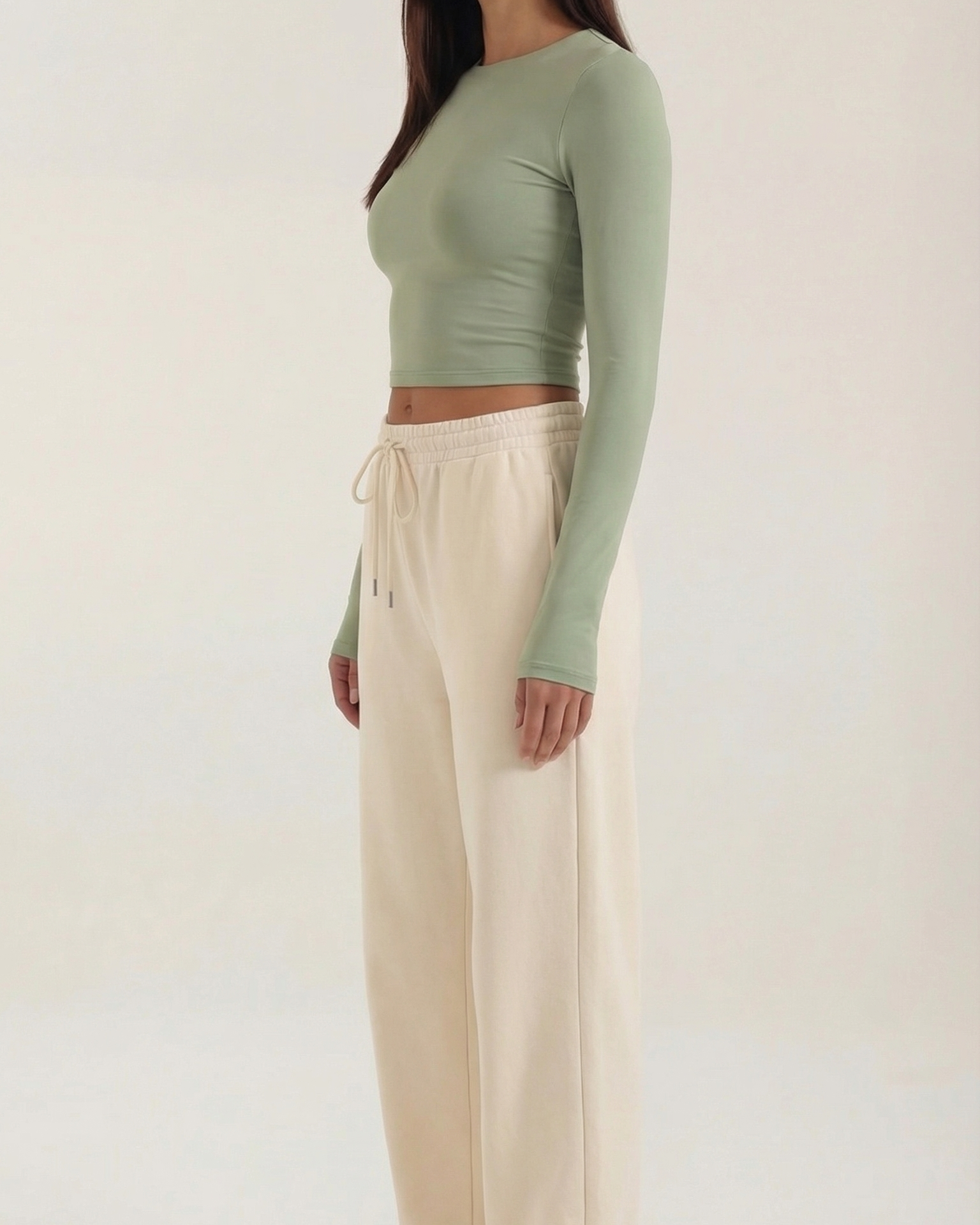 Top Corto Donna Crop Aderente Elastico Comodo