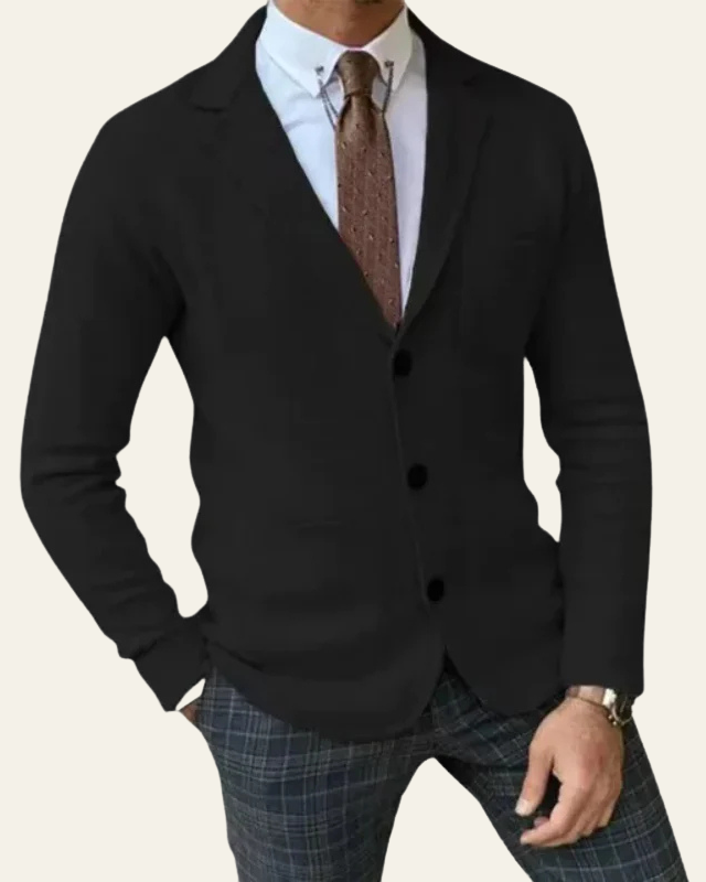 Aurazio Blazer di maglia premium per uomo