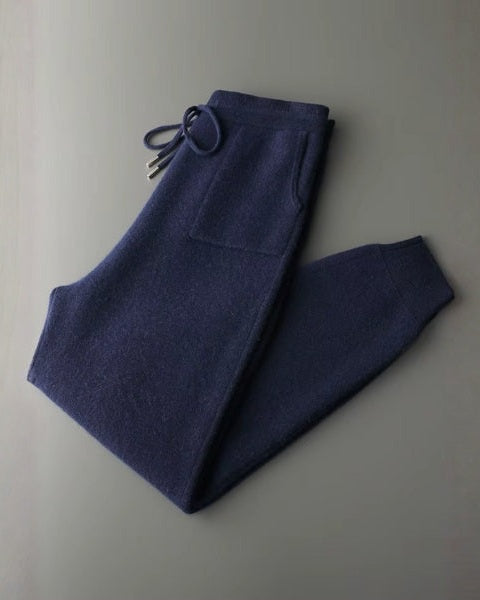 Aurazio Pantaloni Jogger in cashmere da uomo