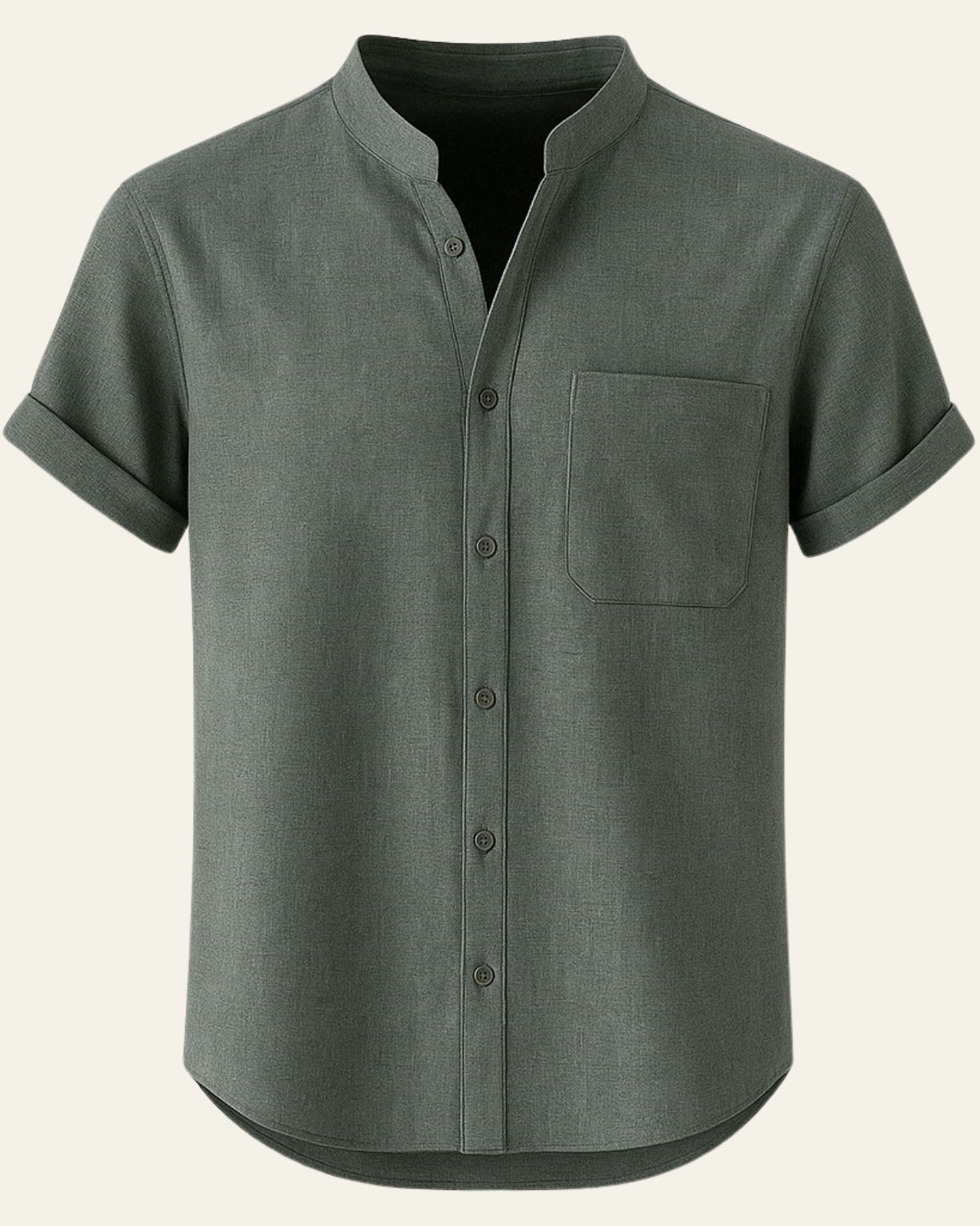 Camicia Uomo da Club Misto Poliestere Lino Raffinata