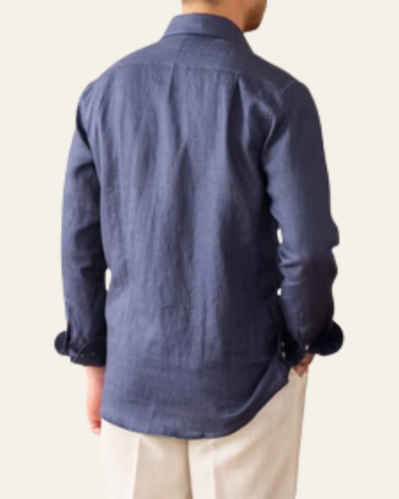 Aurazio Camicia di Lino da Uomo