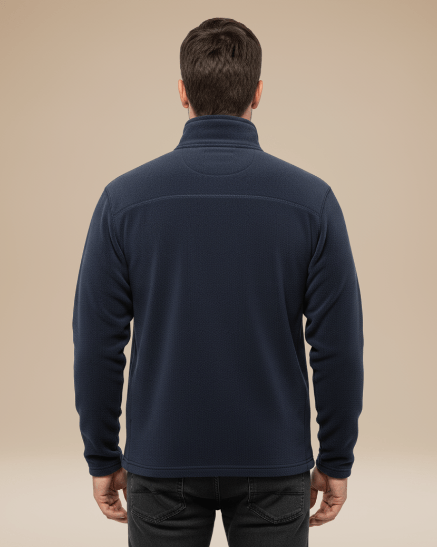 Aurazio Maglione In Pile Con Mezza Zip Unisex Caldo Leggero Per Trekking E Outdoor Protezione Collo Alto