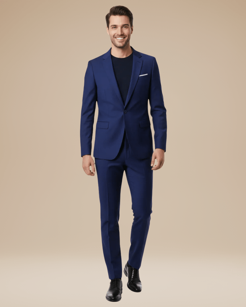 Aurazio Abito Uomo Su Misura Due Pezzi Tessuto Stretch Comfort Elegante E Versatile