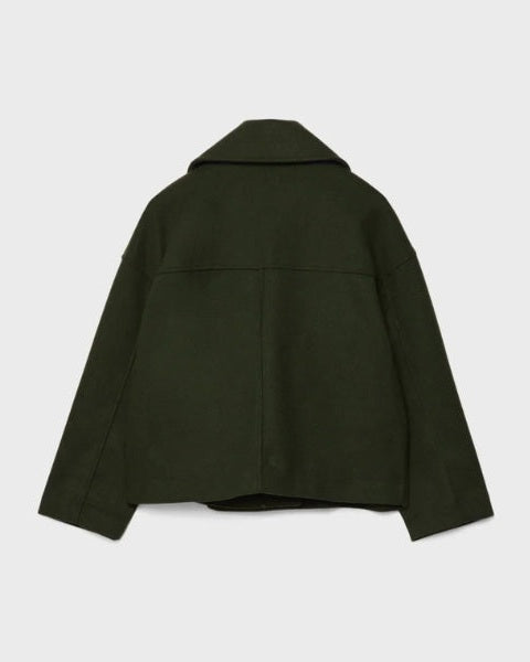 Aurazio Cappotto doppiopetto in lana corto da donna