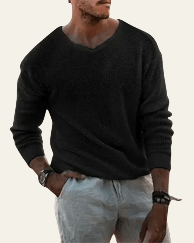 Aurazio Maglione in maglia morbida da uomo