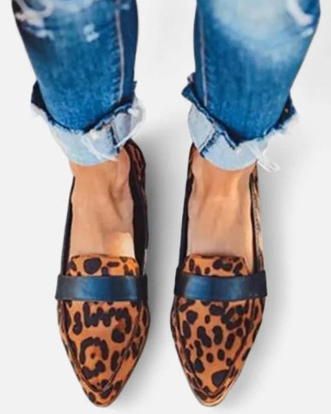 Aurazio Mocassino In Camoscio Da Donna Elegante