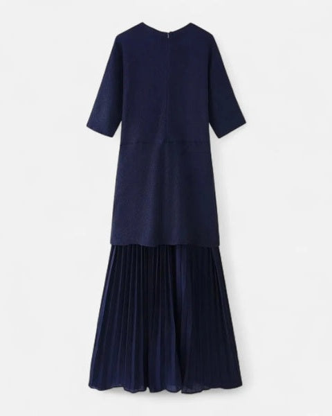 Aurazio Vestito in Maglia Plissettata da Donna