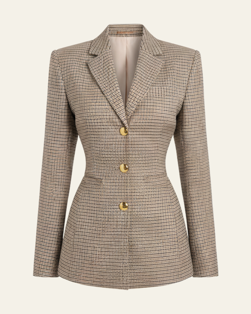 Aurazio Blazer Sartoriale a clessidale da donna
