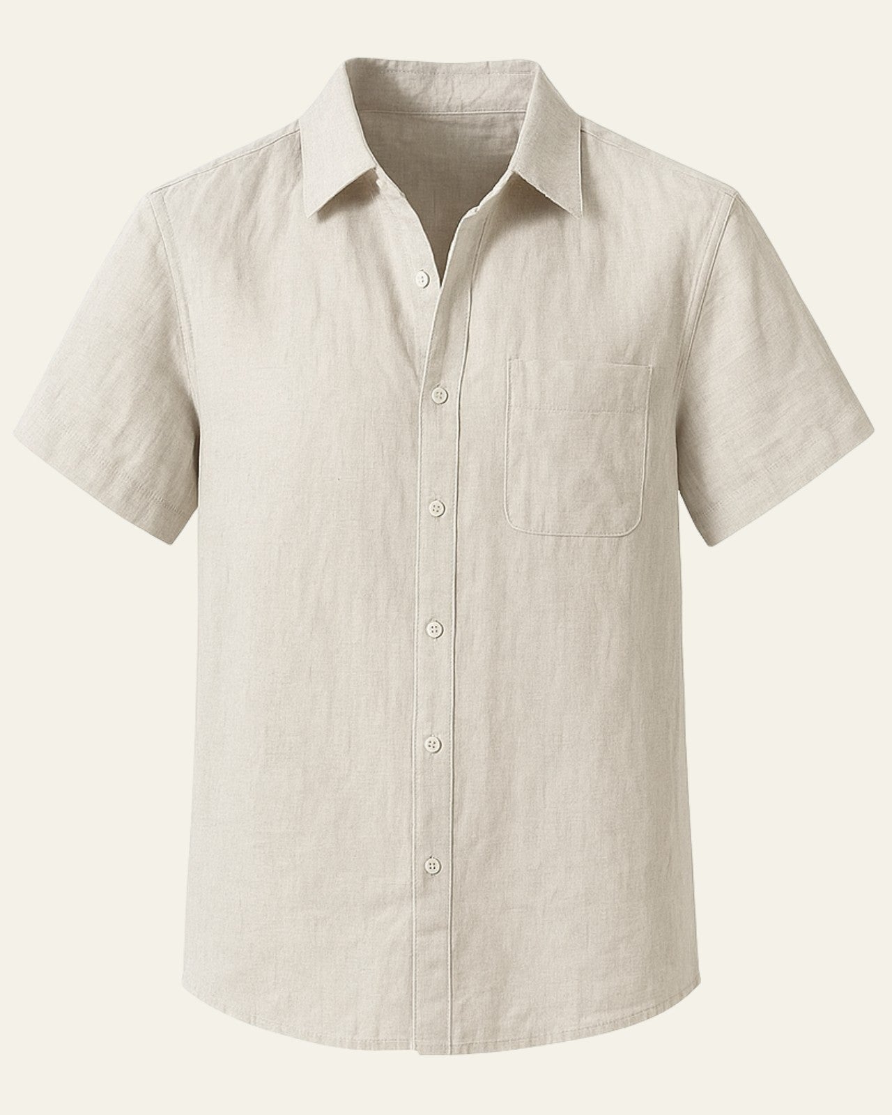 Aurazio Camicia da Sera Poliestere-Lino da Uomo