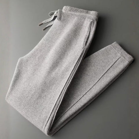 Aurazio Pantaloni Jogger in cashmere da uomo