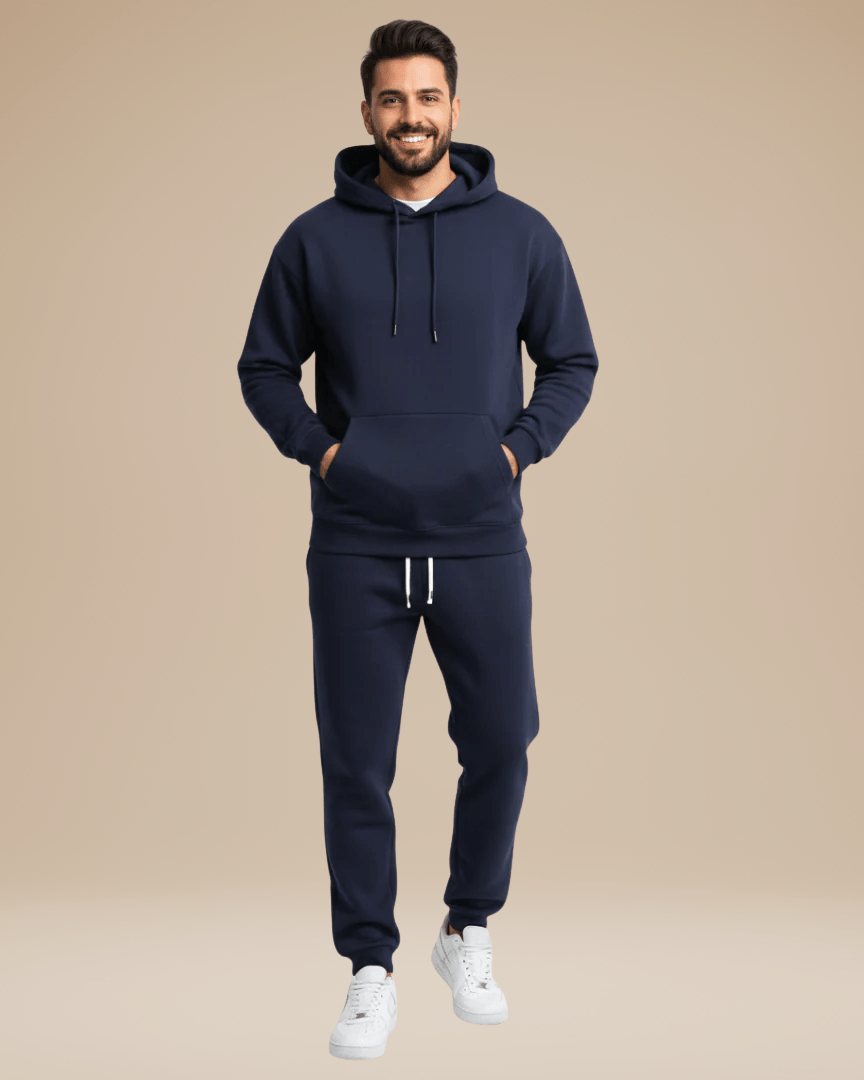 Aurazio Uomo Completo Casual Felpa Con Cappuccio Jogger