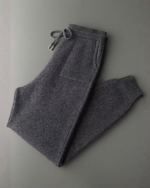 Aurazio Pantaloni Jogger in cashmere da uomo