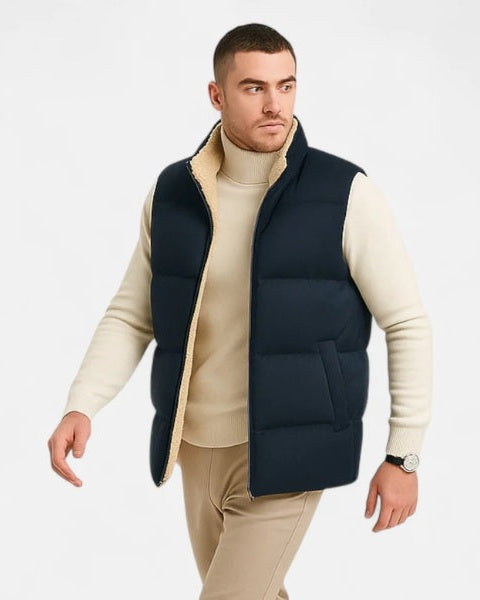 Aurazio Gilet imbottito trapuntato da uomo