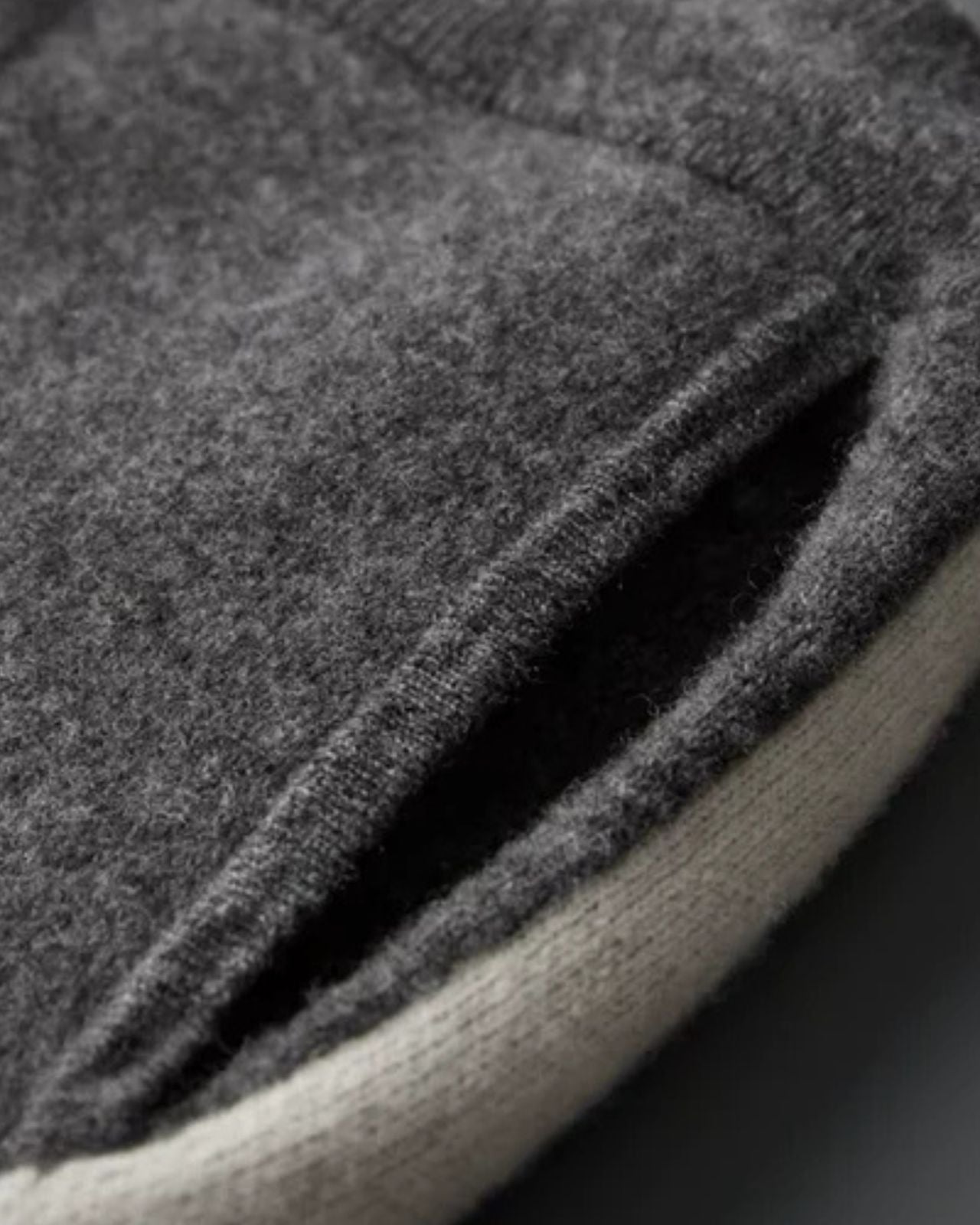 Aurazio Pantaloni in lana merino da uomo