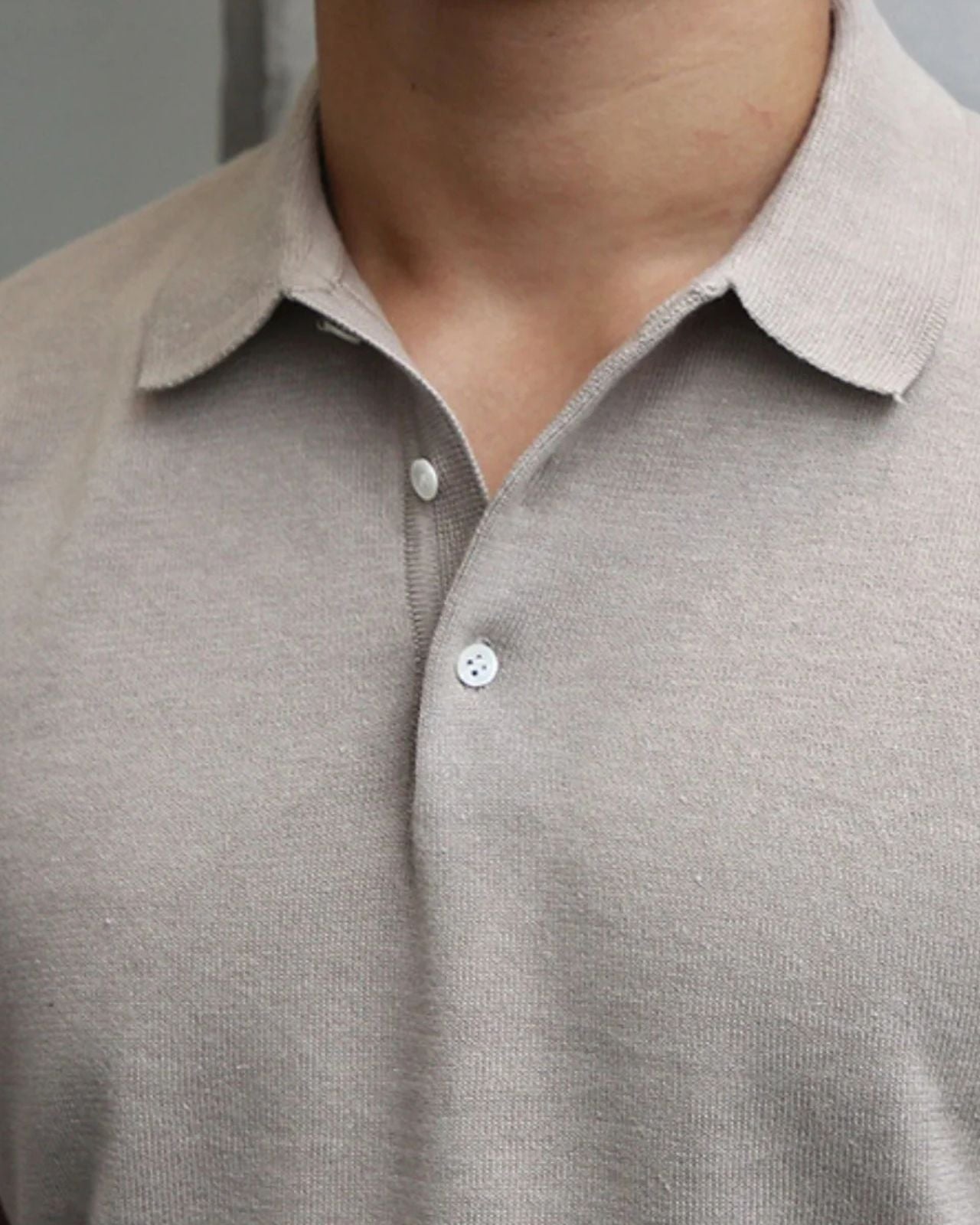 Aurazio Polo in cotone lavorato a maglia per uomo