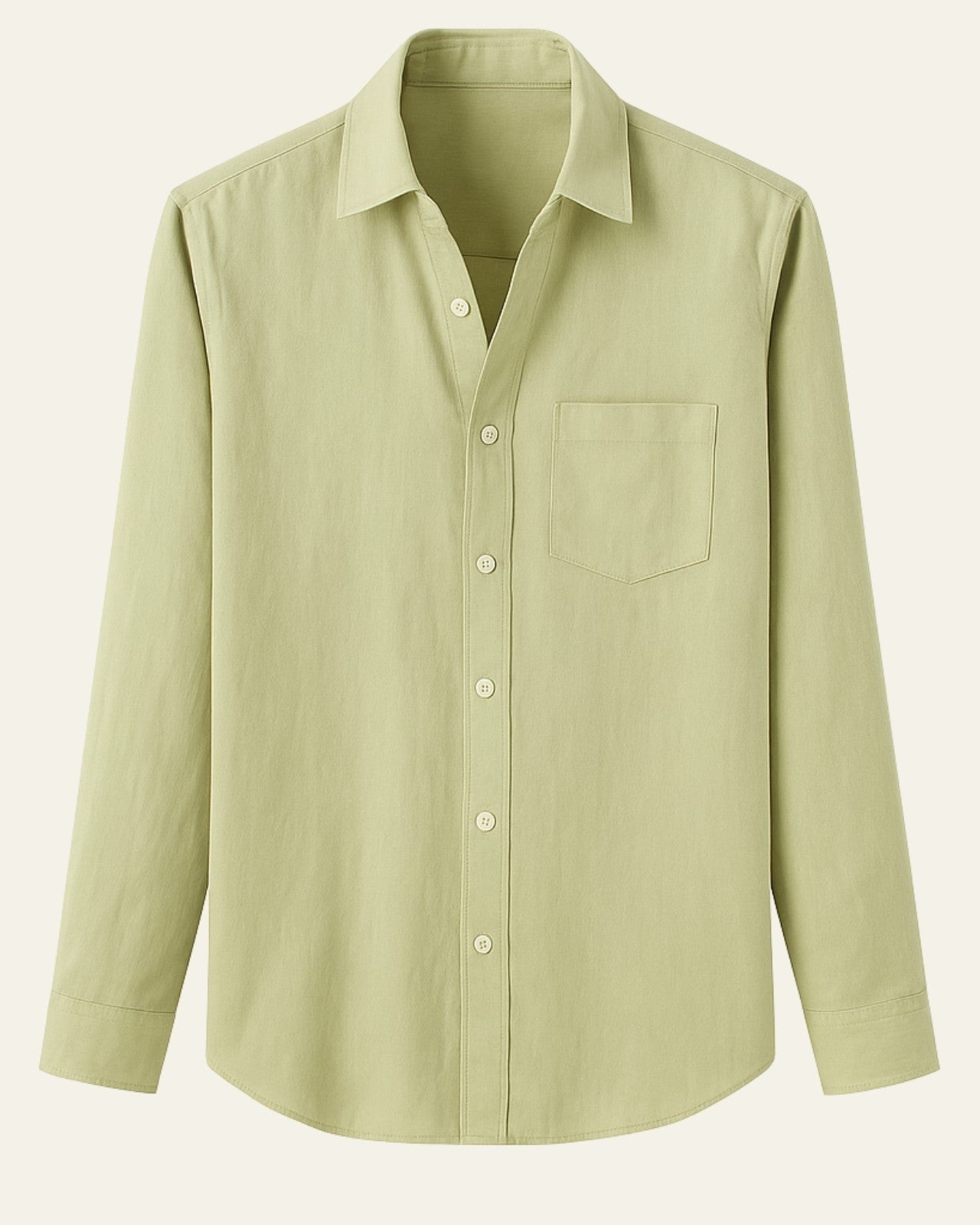 Aurazio Camicia di Lino Oversize per Uomo