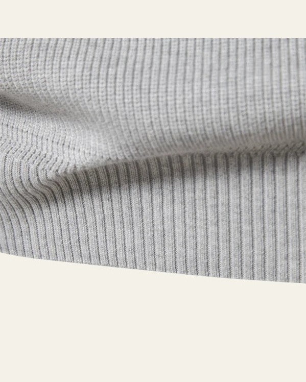 Aurazio Maglione con zip a collo alto da uomo