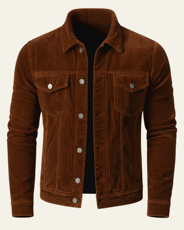 Aurazio Giacca in velluto a coste da uomo