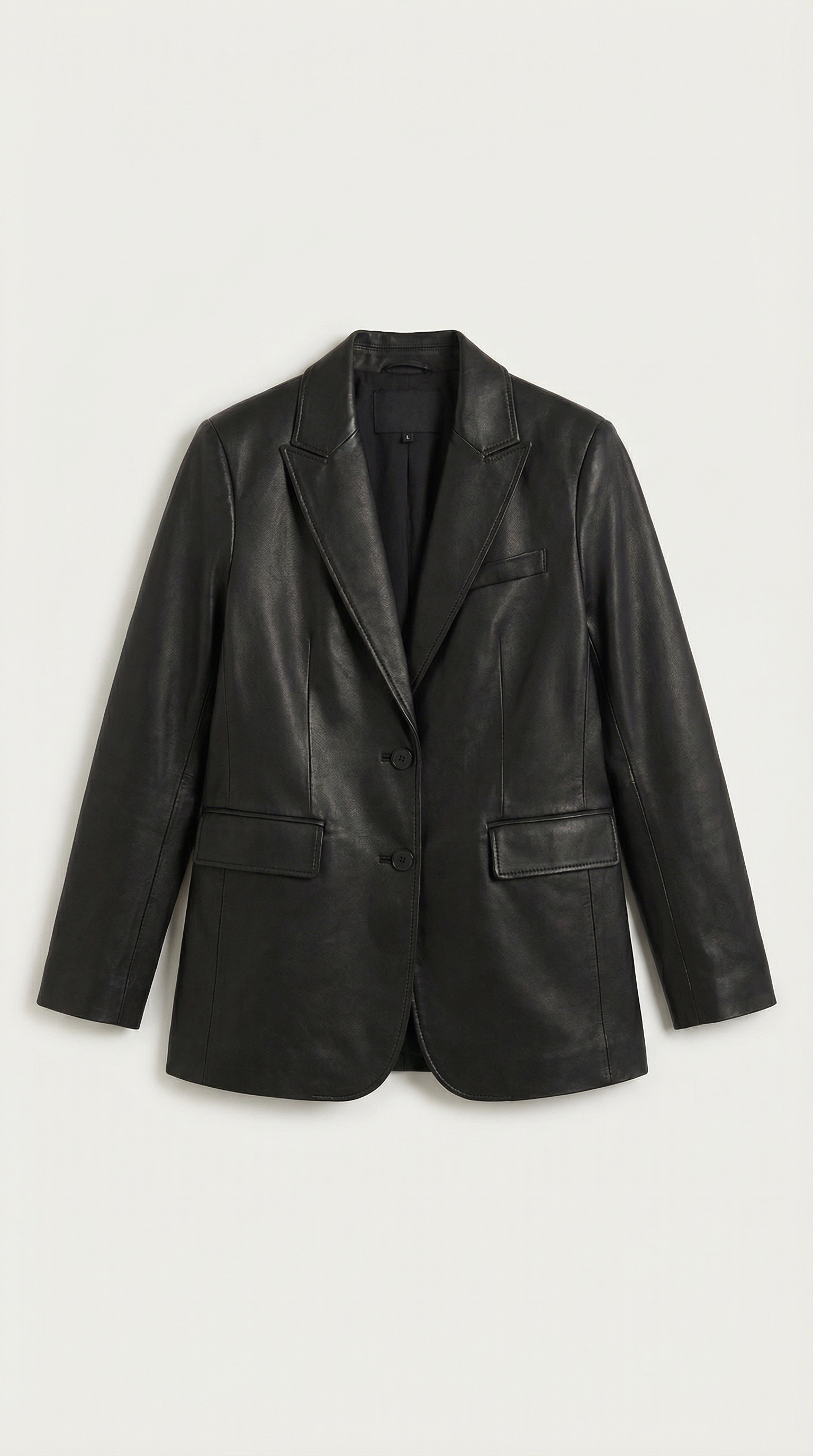 Blazer Donna in Ecopelle Lucido Oversize Strutturato