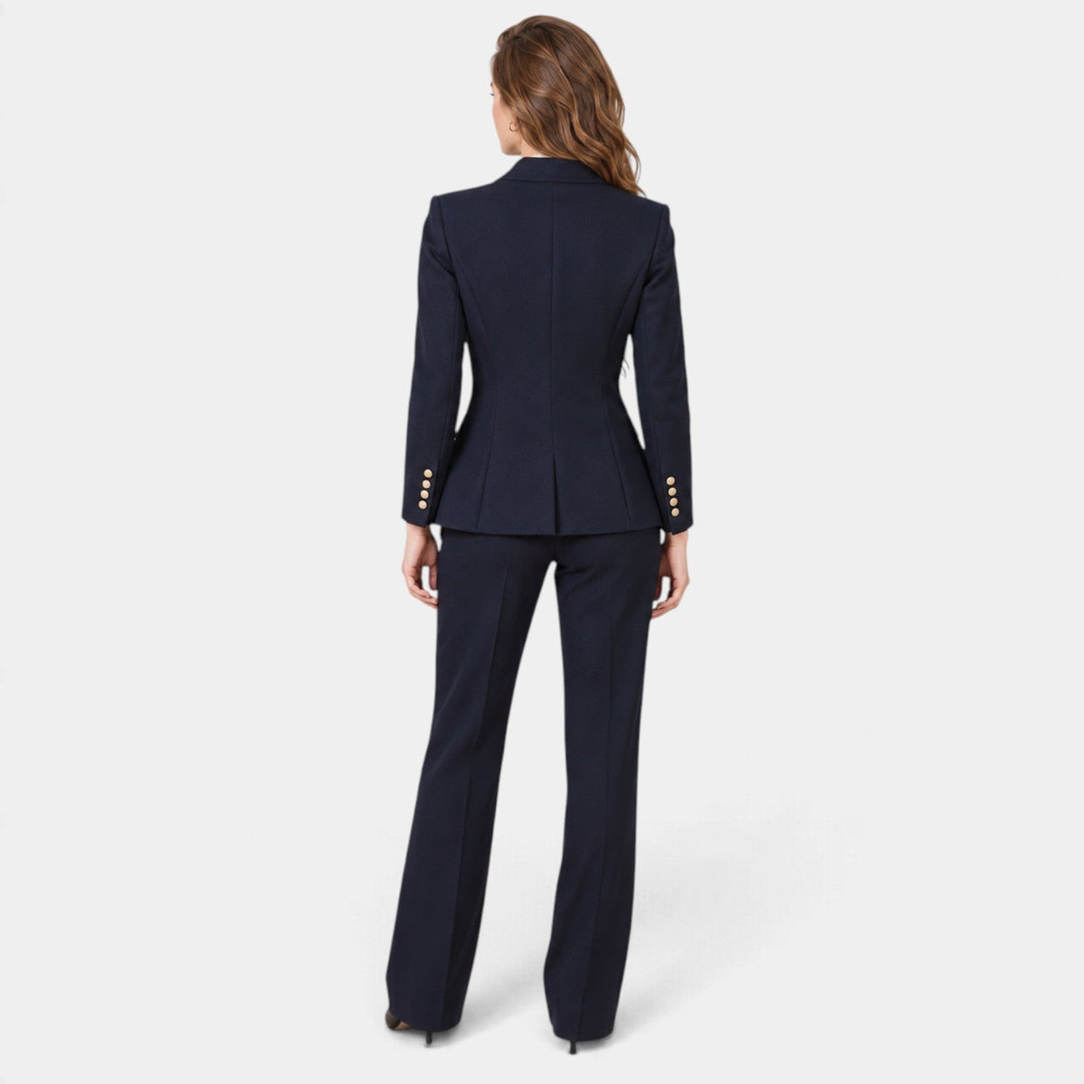 Tailleur Donna Elegante Blazer e Pantaloni Completo Due Pezzi