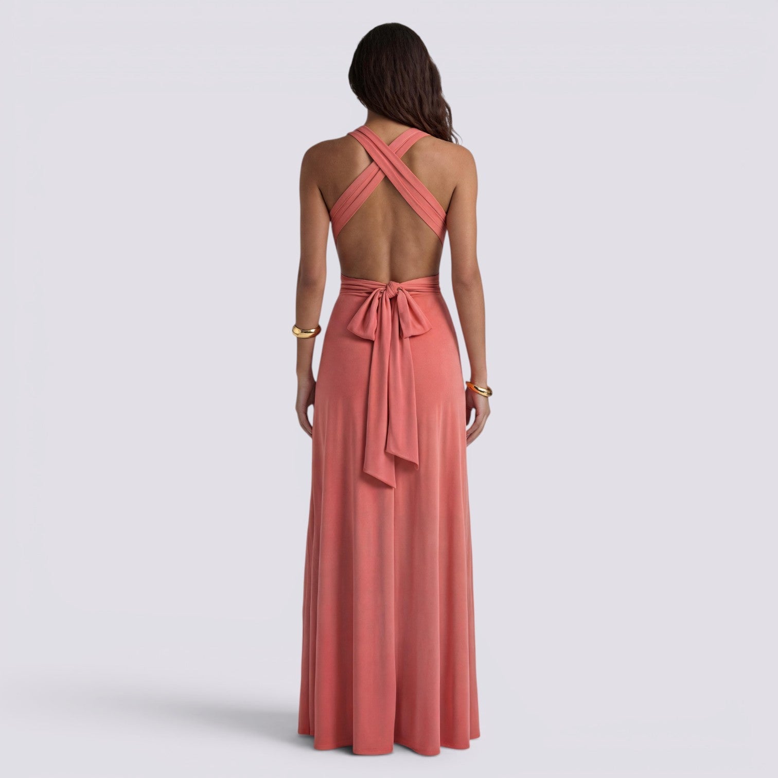 Abito Lungo Donna Multiposizione Elegante da Cerimonia