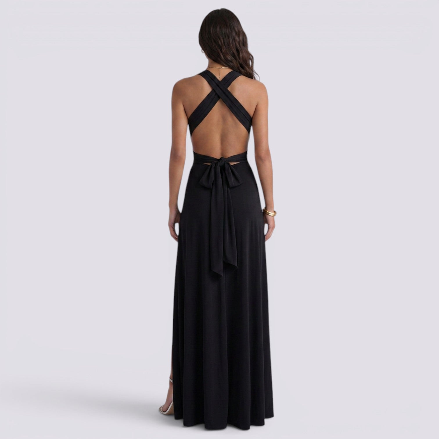 Abito Lungo Donna Multiposizione Elegante da Cerimonia