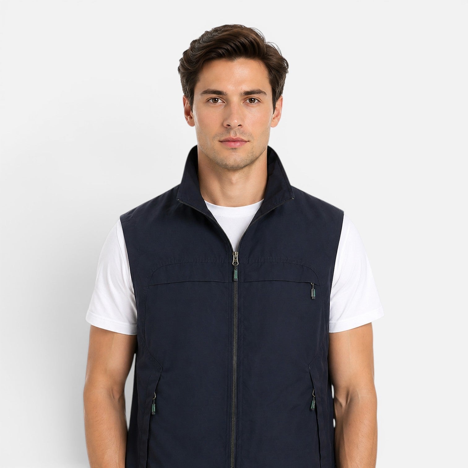 Gilet Uomo Leggero Multitasche Traspirante Smanicato Estivo