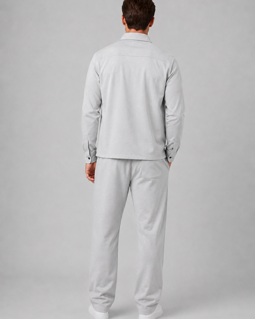 Completo Uomo Overshirt e Pantaloni Casual Coordinato