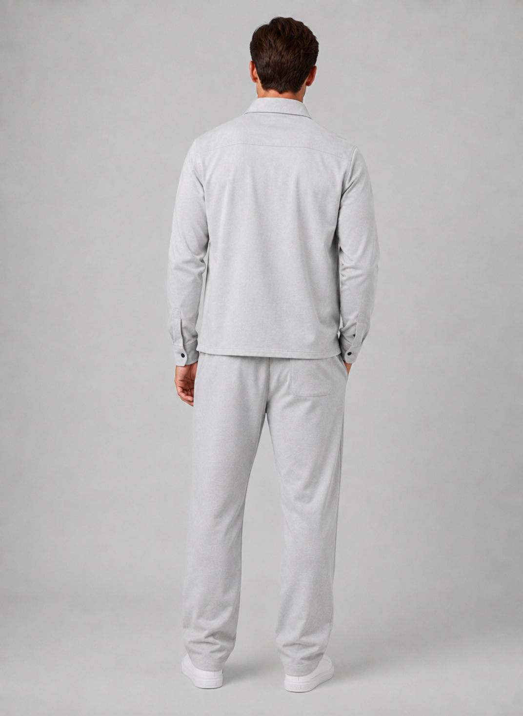 Completo Uomo Overshirt e Pantaloni Casual Coordinato