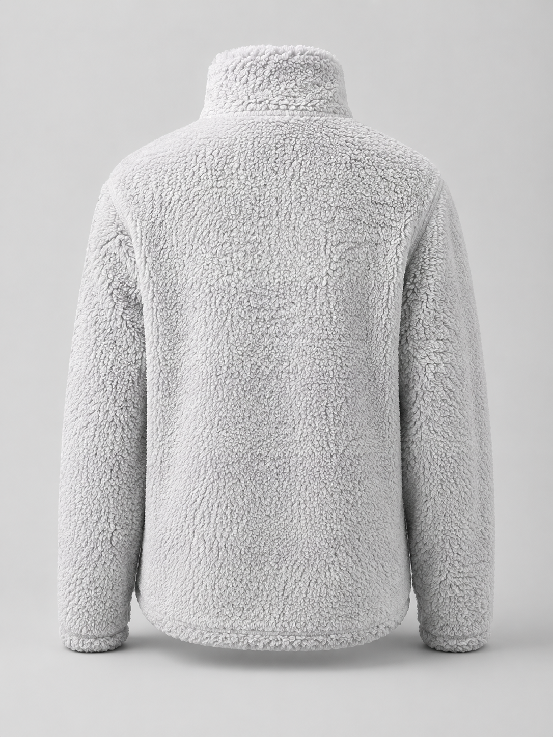 Maglione Donna Collo Alto in Maglia Spazzolata Morbida