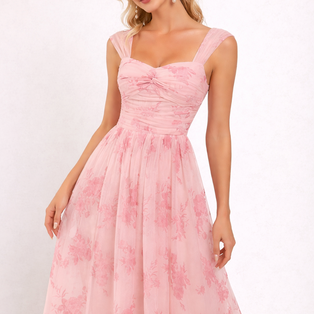 Aurazio Vestito Lungo Floreale da Donna