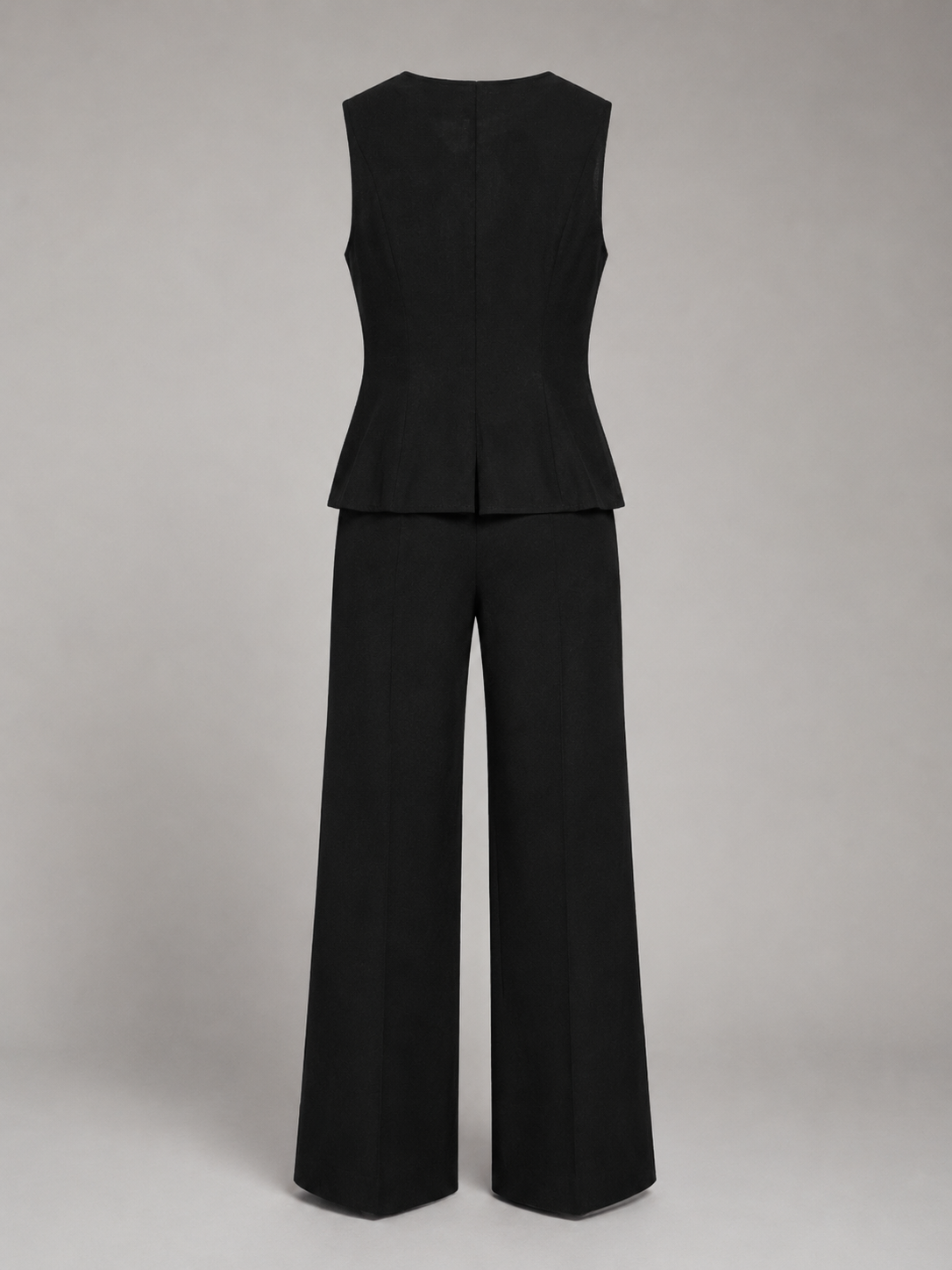 Completo Donna Gilet Sartoriale e Pantaloni Palazzo Neri